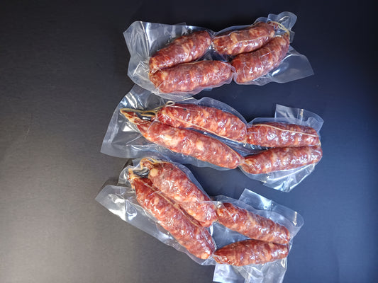 comprare salsiccia puglia artigianale con semi di finocchio online web invio gratis bottega imperiale aperitivo in casa economico campagna ricetta senza conservanti salsicce nostrana pugliese senza coloranti foto