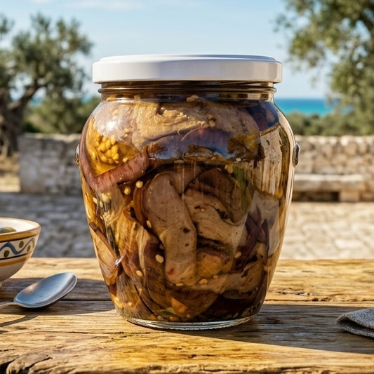vasetto bottega imperiale conserve di stagione sottolio puglia
