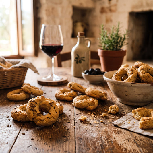 Aperitivo pugliese taralli artigianali