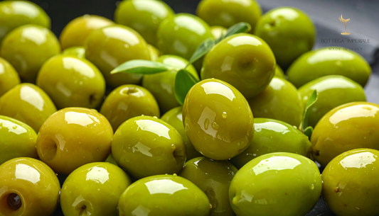 comprare online olive verdi giganti qualità bella di cerignola supermercato la bottega imperiale salento salentina shop