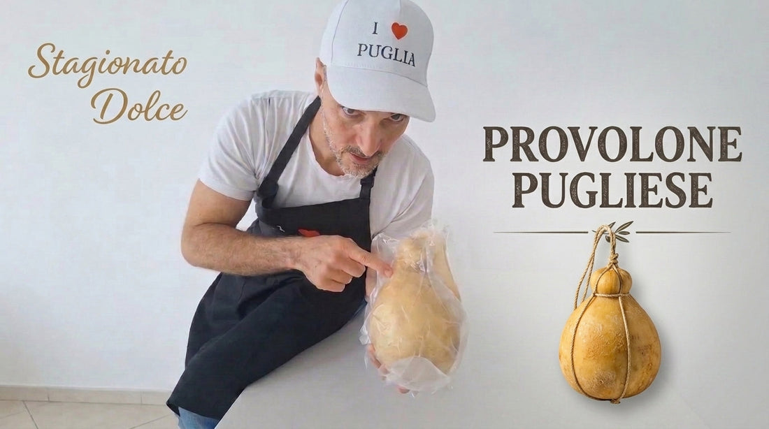 comprare provolone stagionato pugliese dolce del Gargano sottovuoto