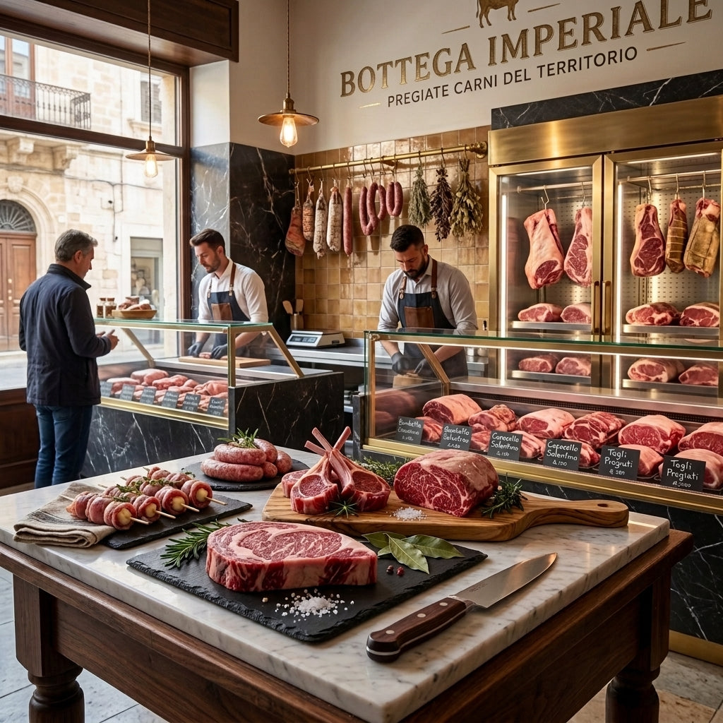 Carne online fresca a domicilio Bottega Imperiale specialità pugliese