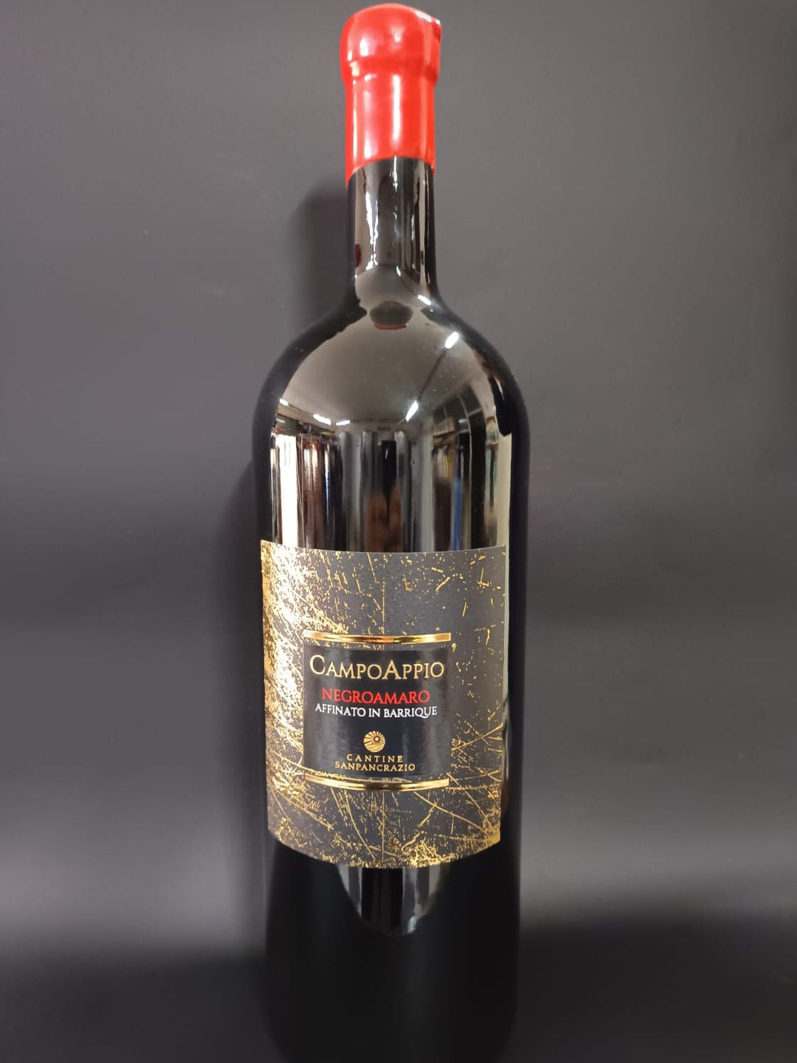 etichetta vino pugliese bottega imperiale 2022 Campo Appio Negroamaro Salento IGP annata 5 litri invio gratuito