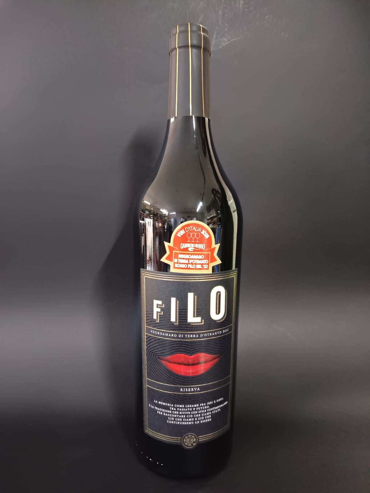 comprare online vino pugliese Negroamaro Filo Riserva Terra d'Otranto DOC 2022
bottega imperiale invio gratis