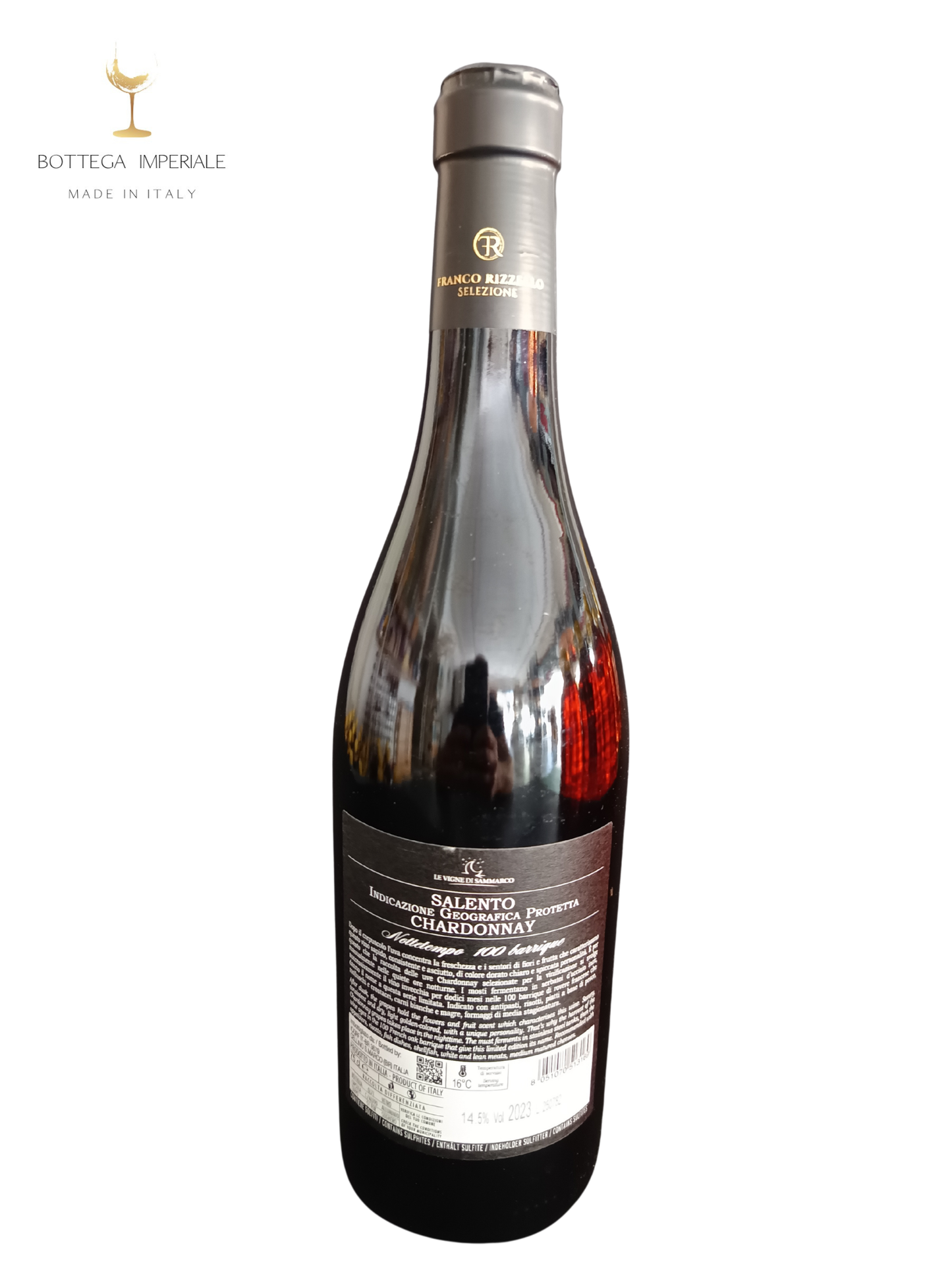 comprare online vino chardonnay pugliese nottetempo 100 barrique pagina web invio gratis la bottega imperiale produttore salento vini pugliesi made in italy shop web online supermercato 