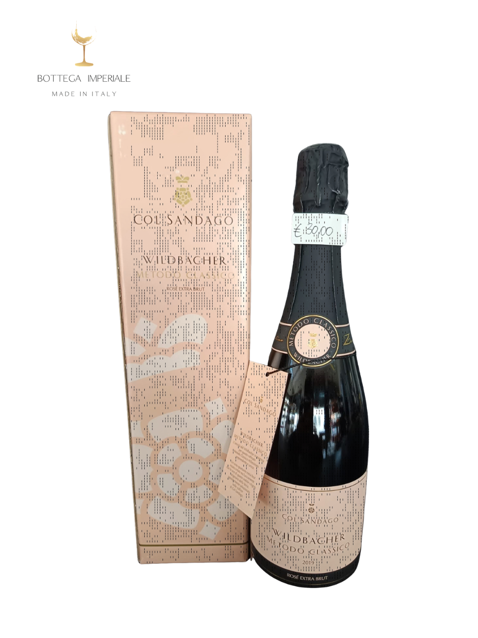dove comprare prosecco online bottega imperiale puglia Prosecco Metodo Classico WILDBACHER ROSÈ EXTRA BRUT 2019 annata champagne regalo delicatessen gourmet vini italiani puglia salento