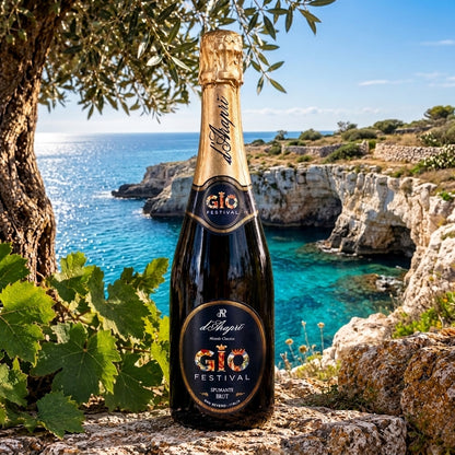 Spumante GIO Festival d’Araprì Brut Metodo Classico enoteca bottega imperiale puglia salento pugliese san severo 