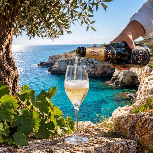 Spumante pugliese metodo classico edizione limitata gio festival brut d'arapri d'araprì enoteca