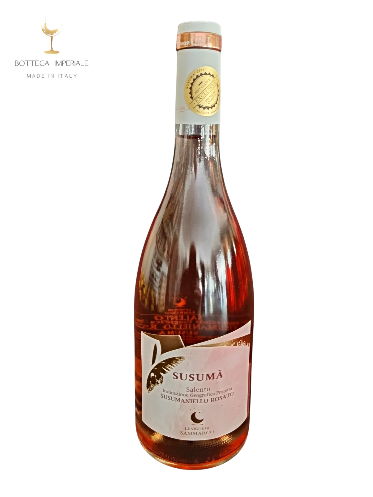 comprare vino rosato online invio gratis Susumà
SUSUMANIELLO ROSATO
INDICAZIONE GEOGRAFICA PROTETTA pagina web IGP la bottega imperiale trasporto gratuito shop onoine web supermarket made in italy salento