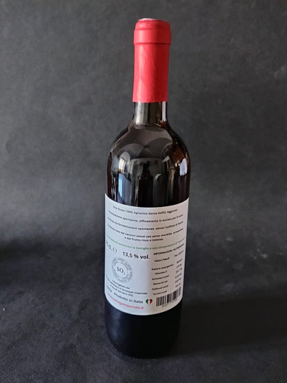 Dove posso comprare vino senza solfiti  online rosso 100% aglianico pugliese Bottega Imperiale Vegano Donna Rossa 