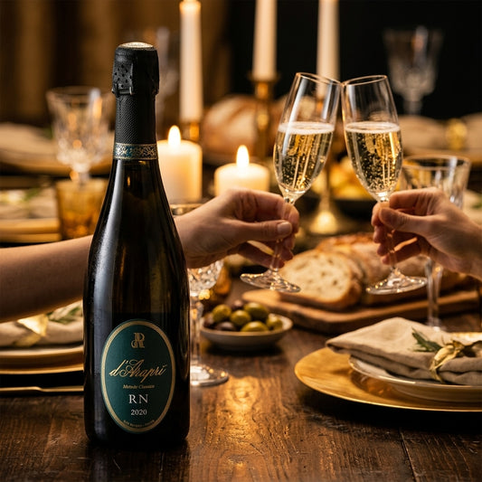 Spumante Metodo Classico Brut Riserva Nobile 2020 d’Araprì, spumante pugliese da uve Bombino Bianco