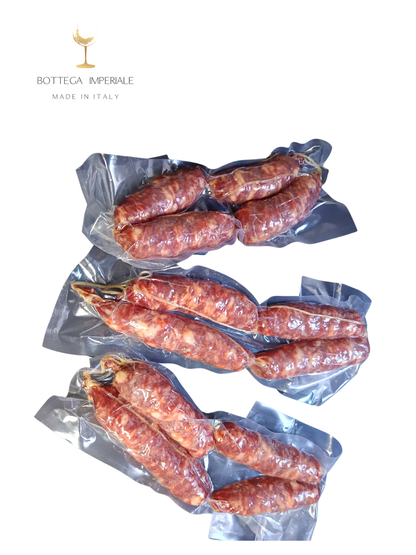 comprare salsiccia puglia artigianale con semi di finocchio online web invio gratis bottega imperiale aperitivo in casa economico campagna ricetta senza conservanti salsicce nostrana pugliese senza coloranti foto semi di finocchietto shop online supermercato lecce