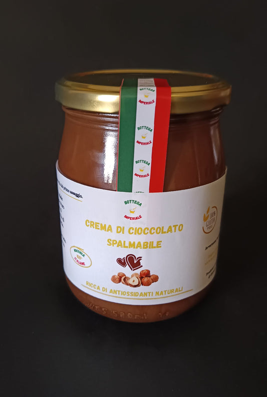 dove posso comprare online web crema di cioccolato spalmabile senza glutine con miele crudo e cannella bottega imperiale 100% puglia made in italy