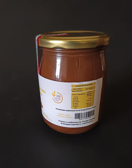 comprare crema di cioccolato senza glutine bottega imperiale con cannella prodotti pugliesi