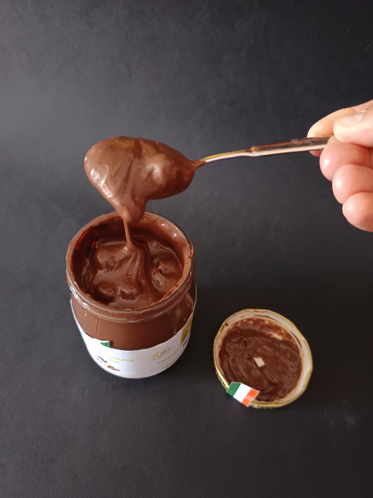 comprare online crema di cioccolato spalmabile bottega imperiale senza glutine made in italy pugliese no conservanti senza coloranti gianduia gianduja web con nocciole italiane