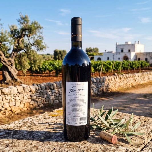 vino primitivo fanova gioia del colle 2023 gambero rosso tre bicchieri 2026 ottega imperiale salento