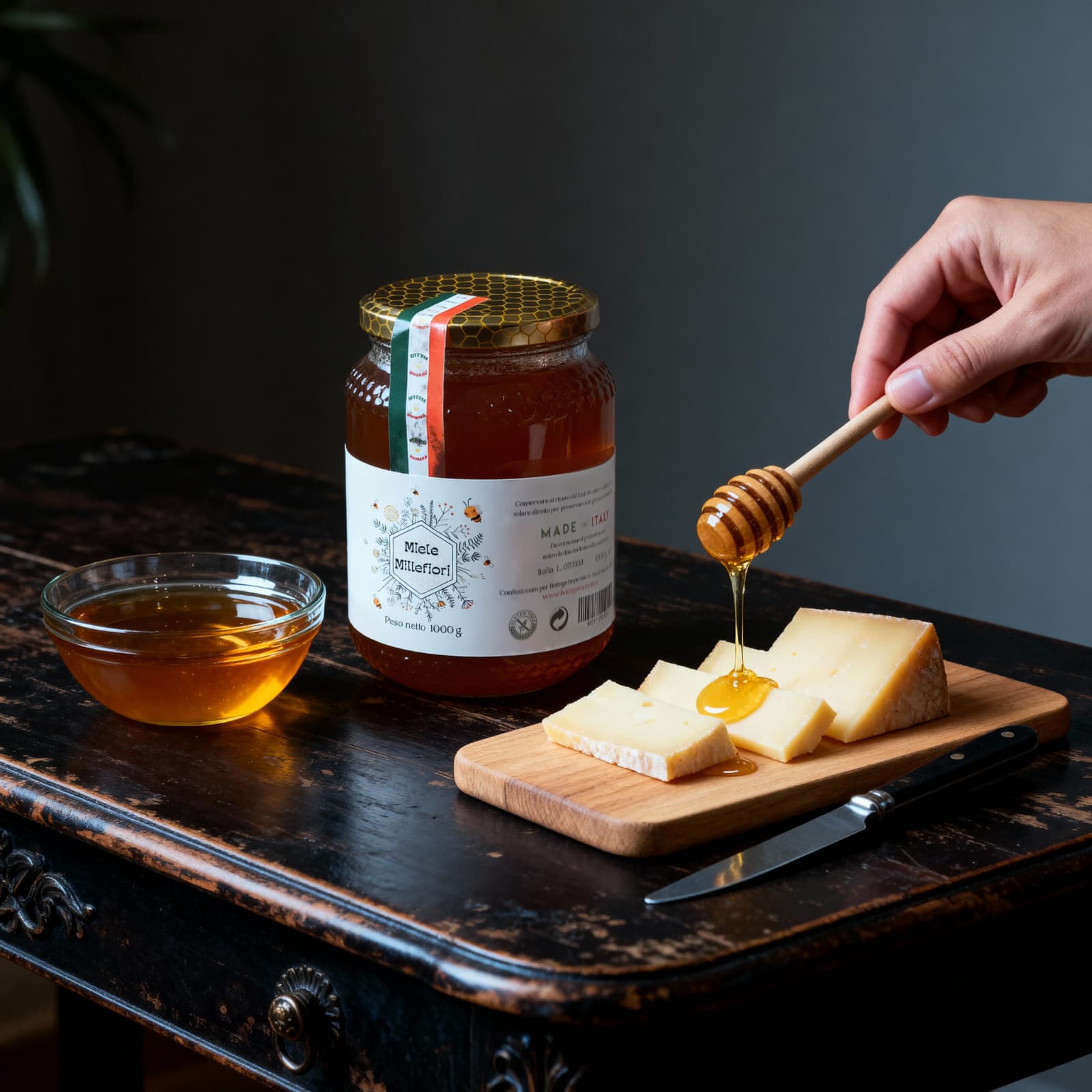 Miele integrale Bottega Imperiale Naturale Millefiori Mieli crudo non filtrato no pastorizzato made in italy qualità italiano 100% puro pugliese