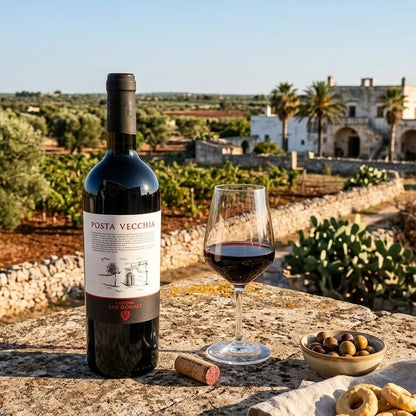 vino rosso IGP posta vecchia negroamaro syrah cabernet bottega salento