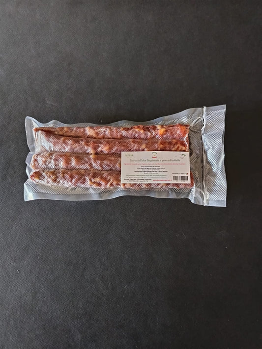 Dove Comprare Salsiccia a punta di coltello Bottega Imperiale 100% carne suina pugliese puro suino senza glutine