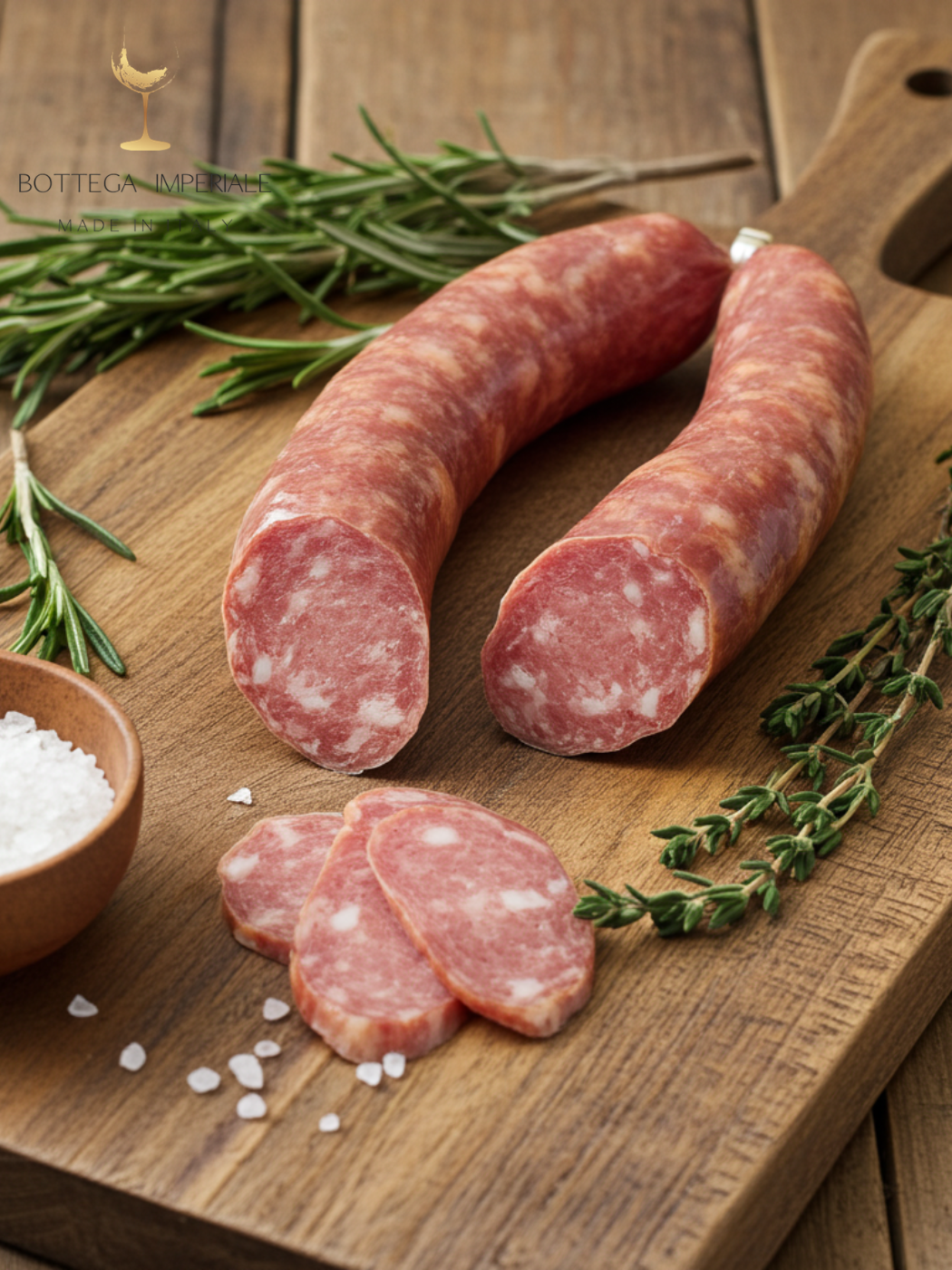 dove posso comprare salsiccia di maiale 100% puro suino artigianale a punta di coltello con semi di finocchio bottega imperiale foto shop online supermercato puglia salsicce pugliesi