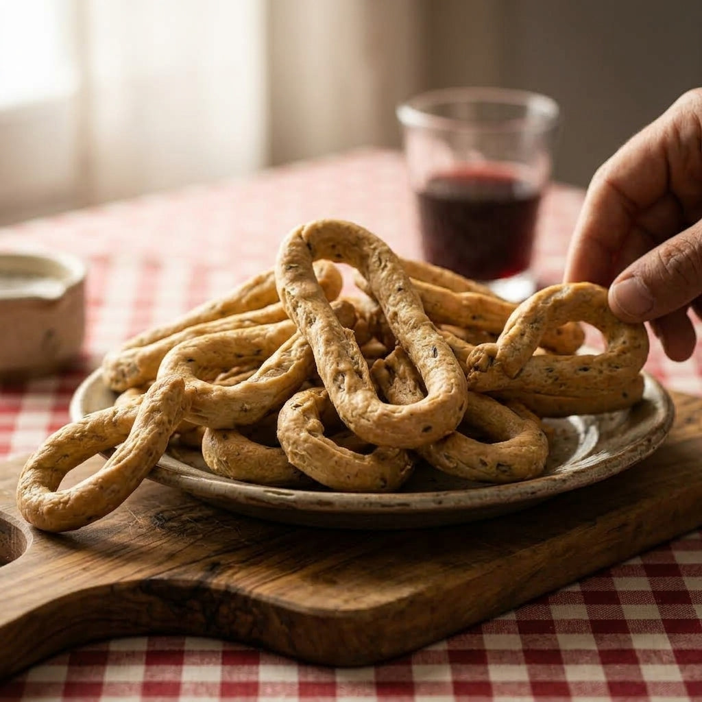 scaldatelli con semi di finocchietto pugliesi artigianali bottega imperiale