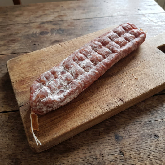 soppressata maiale pugliese di puro suino allevamento all'aperto bottega imperiale 
