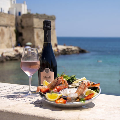 spumante pugliese brindisi sumaré tenute rubino brut pugliese metodo classico salento