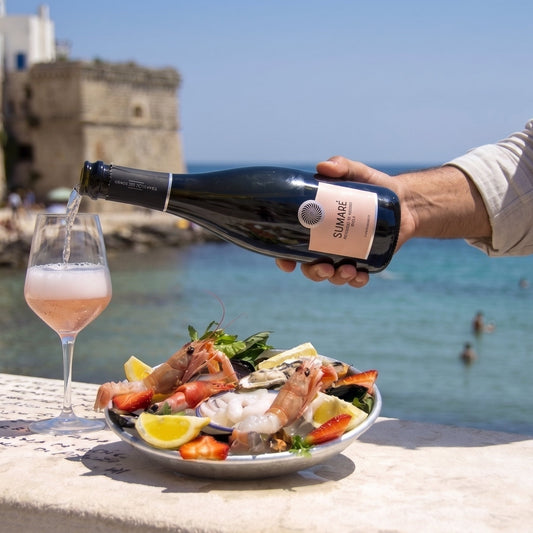 sumaré vino spumante rosato sumare bottega imperiale brindisi puglia metodo classico